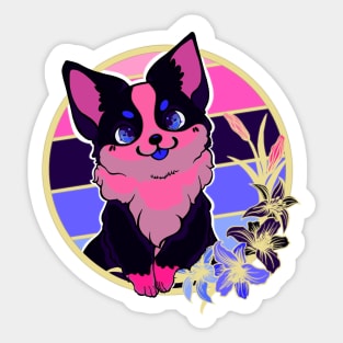 Omnisexual corgi Sticker